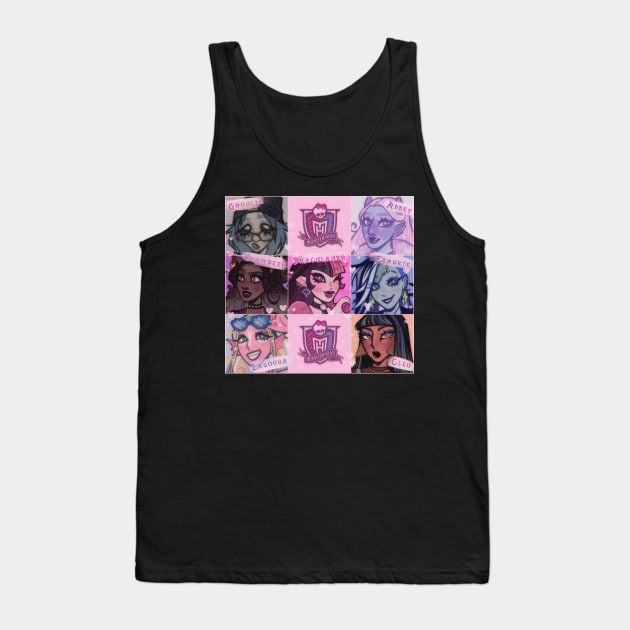 Monster High girls! Tank Top by Anemonaii